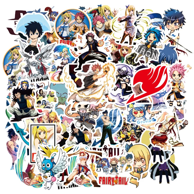50PCS Fairy Tail Anime Stickers Gift Toys For Children Cartoon Decal Sticker To DIY Stationery Phone Laptop Guitar
50PCS Fairy Tail Anime Stickers Gift Toys For Children Cartoon Decal Sticker To DIY Stationery Phone Laptop Guitar