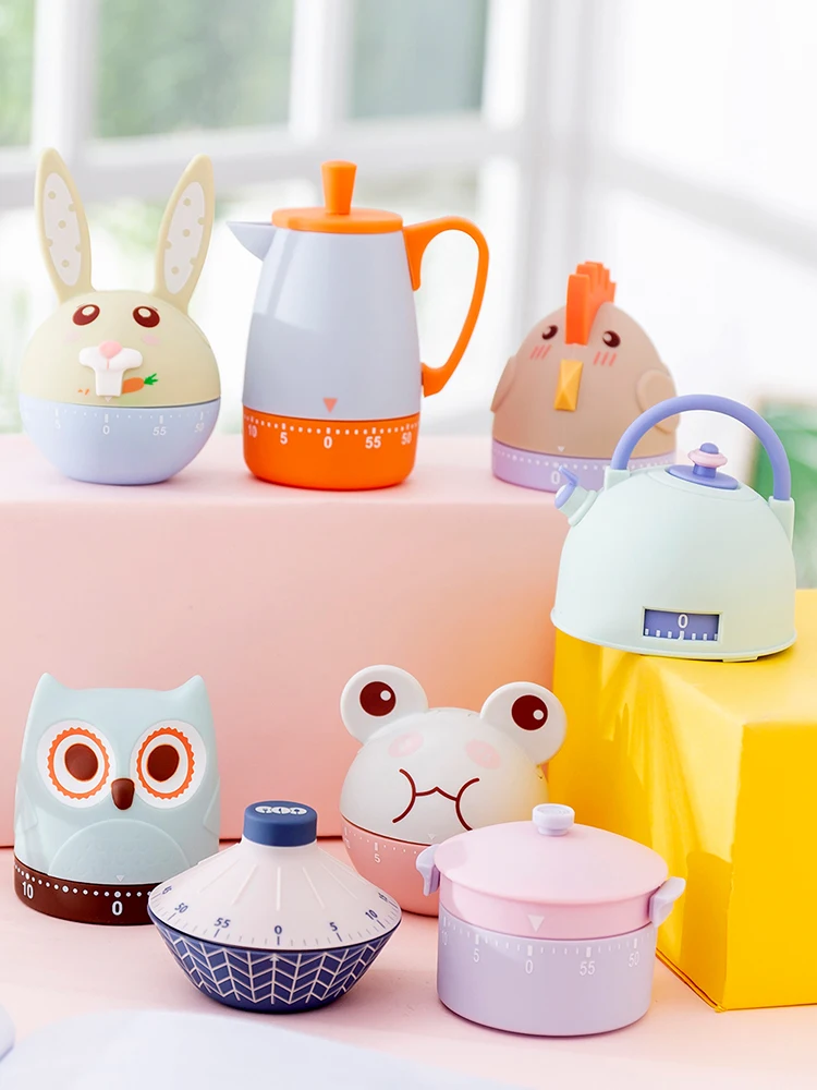 Cartoon Timer Children Cute Learning Efficiency Student Mechanical Timer Kitchen Clock Time Management Reminder 
Cartoon Timer Children Cute Learning Efficiency Student Mechanical Timer Kitchen Clock Time Management Reminder