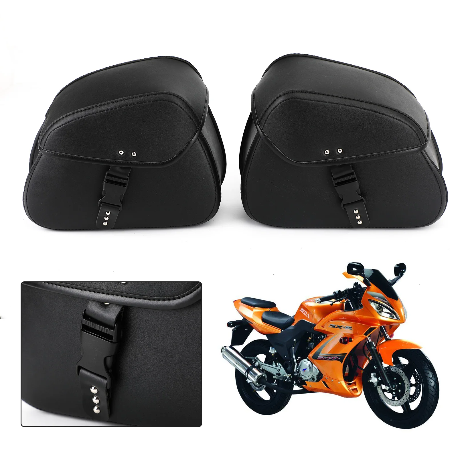 Artudatech Universal Motorcycle Pu Saddle Bag Luggage Plastic Buckle Fit For BMW For Kawasaki Motor Bike Accessories Parts
Artudatech Universal Motorcycle Pu Saddle Bag Luggage Plastic Buckle Fit For BMW For Kawasaki Motor Bike Accessories Parts