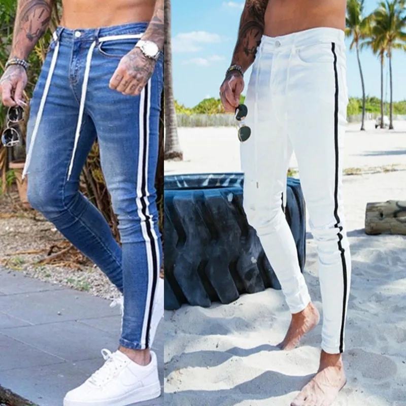 4XL Mens Side Stripe Skinny Fit blue Denim Jeans Hip Hop Streetwear Solid Color Plus Size Slim Fit Lightweight Cotton Jeans for
4XL Mens Side Stripe Skinny Fit blue Denim Jeans Hip Hop Streetwear Solid Color Plus Size Slim Fit Lightweight Cotton Jeans for