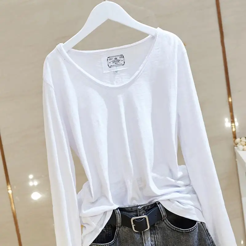 Women Vintage T-Shirts Autumn 2021 New Cotton Linen Solid Loose O-Neck Soft Comfortably Thin Casual Bottom T-Shirts tshirt
Women Vintage T-Shirts Autumn 2021 New Cotton Linen Solid Loose O-Neck Soft Comfortably Thin Casual Bottom T-Shirts tshirt