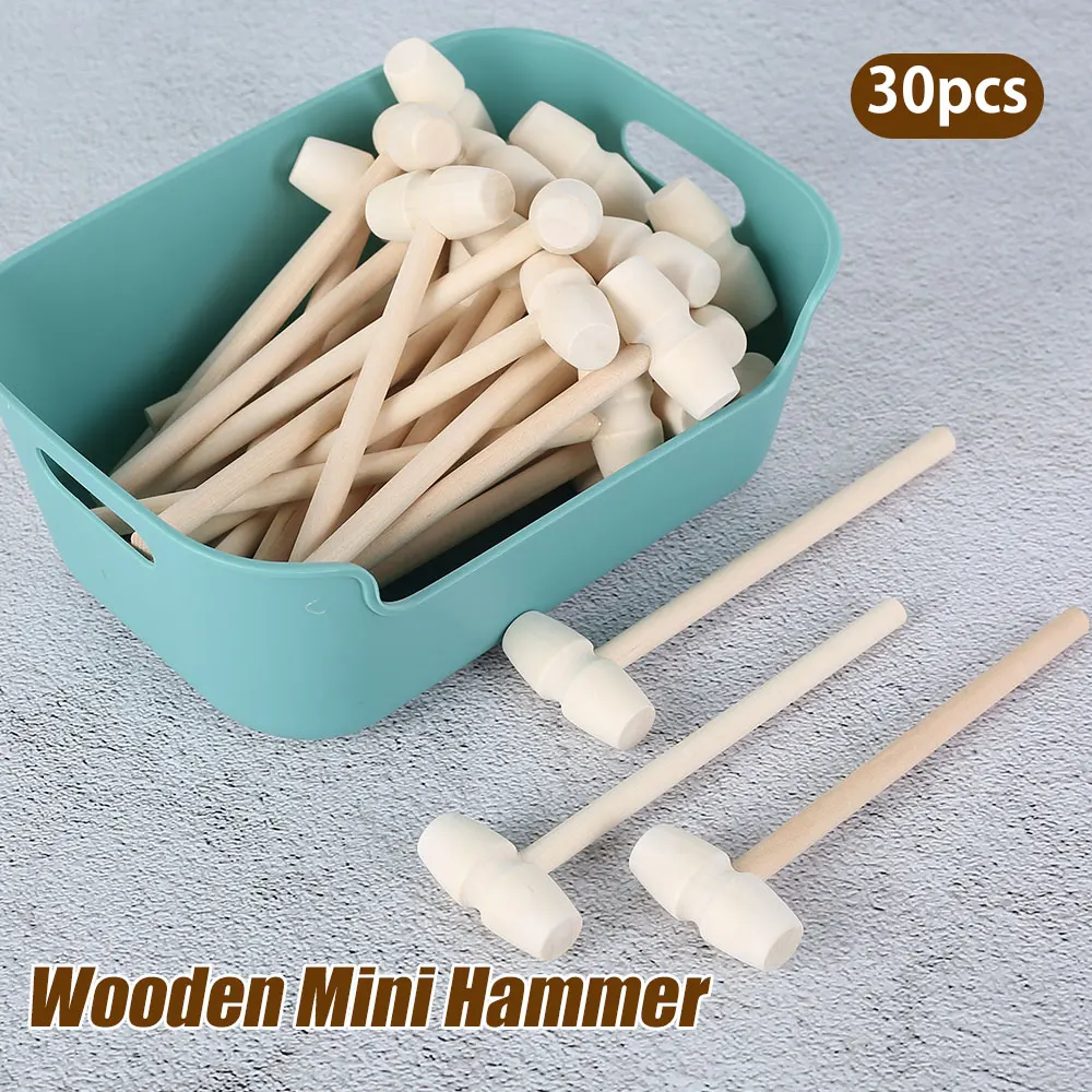 30pcs Mini Wooden Hammer Crab Lobster Seafood Biscuit Tool Toy Hammer Replacement Mallet Children Percussion Toy Mallet
30pcs Mini Wooden Hammer Crab Lobster Seafood Biscuit Tool Toy Hammer Replacement Mallet Children Percussion Toy Mallet