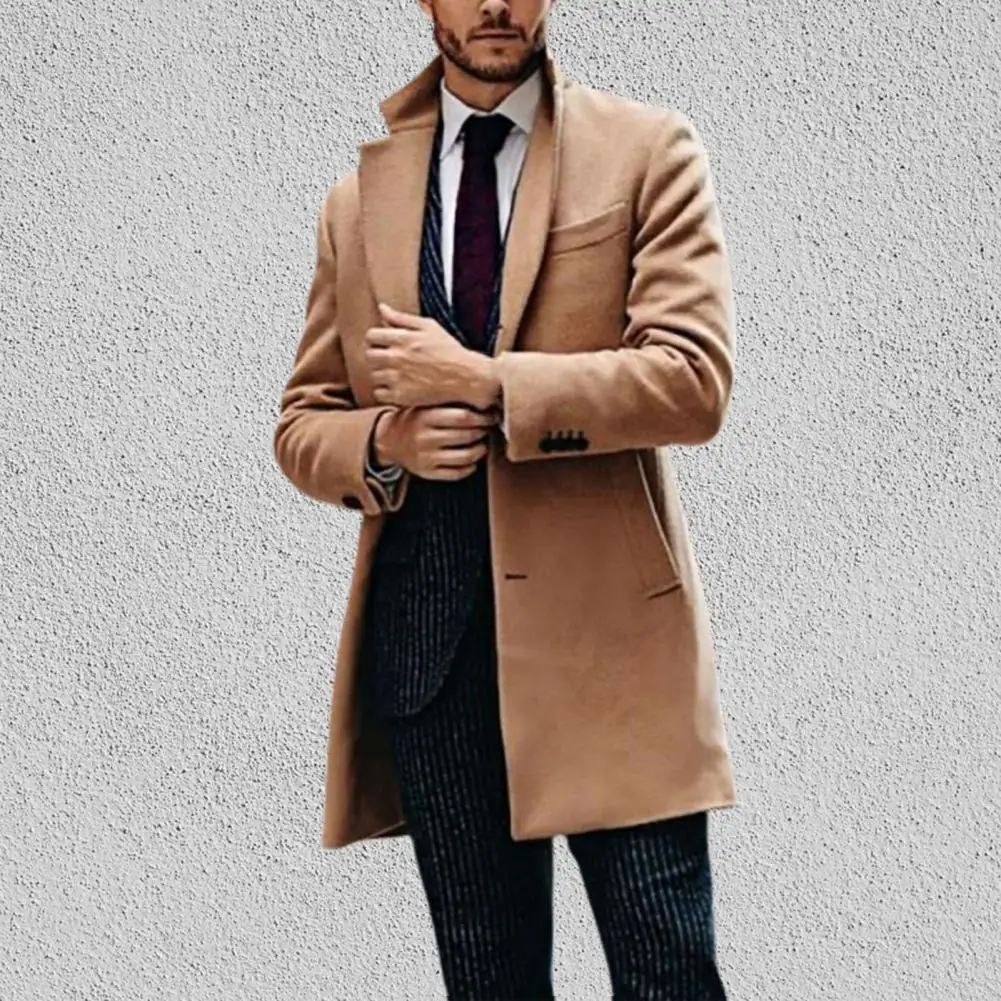 Trench Coat Single-breasted Turn-down Collar British Style Formal Thermal Men Coat Autumn stylish coat long sleeve Jackets 3XL
Trench Coat Single-breasted Turn-down Collar British Style Formal Thermal Men Coat Autumn stylish coat long sleeve Jackets 3XL