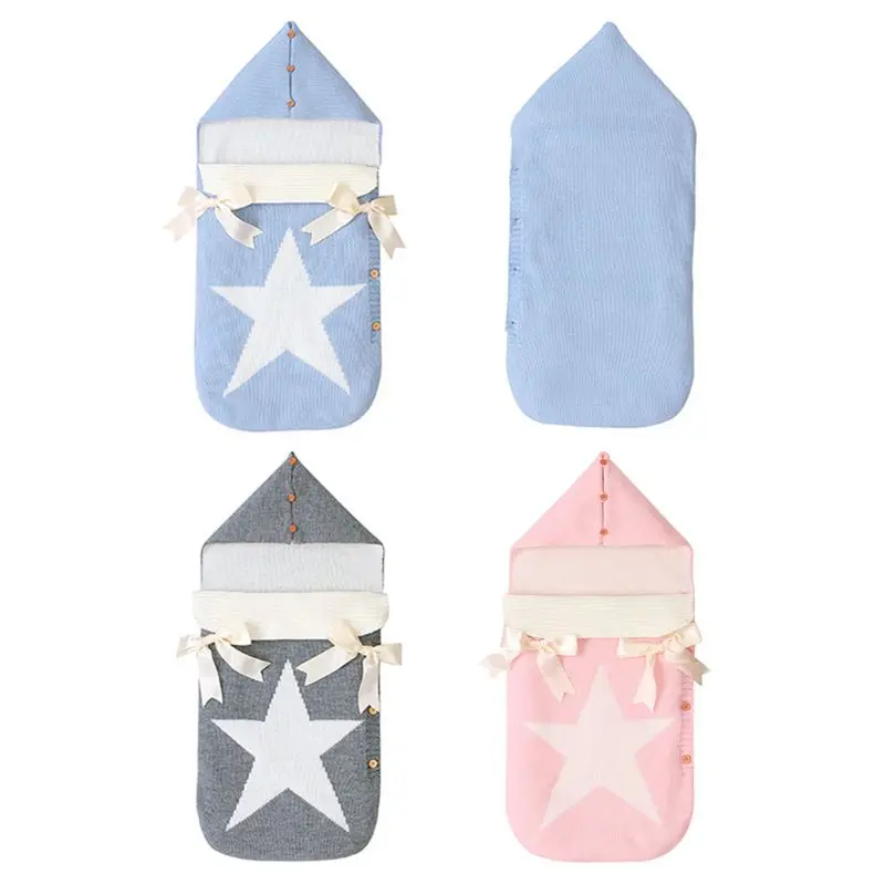 Baby Hood Button Stroller Sleeping Bag Knitted Envelopes Autumn Winter Sleepsack 425F
Baby Hood Button Stroller Sleeping Bag Knitted Envelopes Autumn Winter Sleepsack 425F