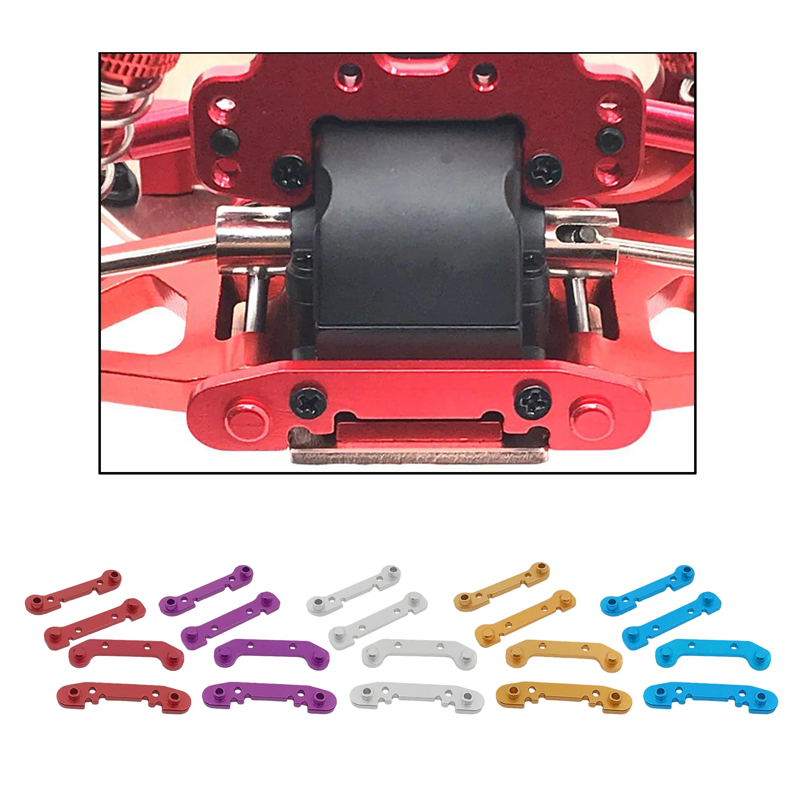 4pcs Upgrade Metal Reinforced Swing Arm Parts for 1:14 Wltoys 144001 RC Car
4pcs Upgrade Metal Reinforced Swing Arm Parts for 1:14 Wltoys 144001 RC Car