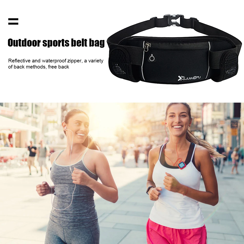 Waterproof Belt Bag Multifunctional Outdoor Sports Cell Phone Kettle Fanny Pack Marathon Waist Bags Running Bumbag