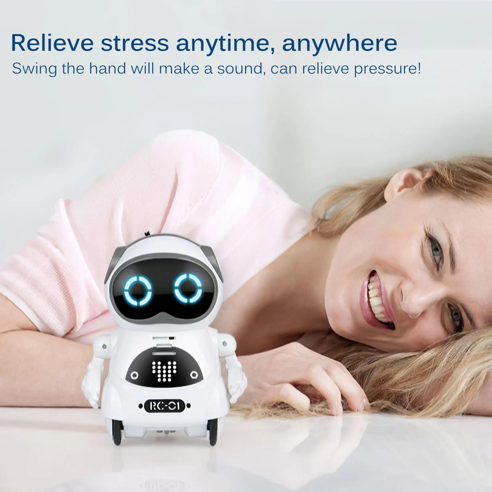 Funny Voice Intelligent Pocket Robot Button Functions Electric Cute Funny Dialogue Interactive Conversation Suitable Children
Funny Voice Intelligent Pocket Robot Button Functions Electric Cute Funny Dialogue Interactive Conversation Suitable Children