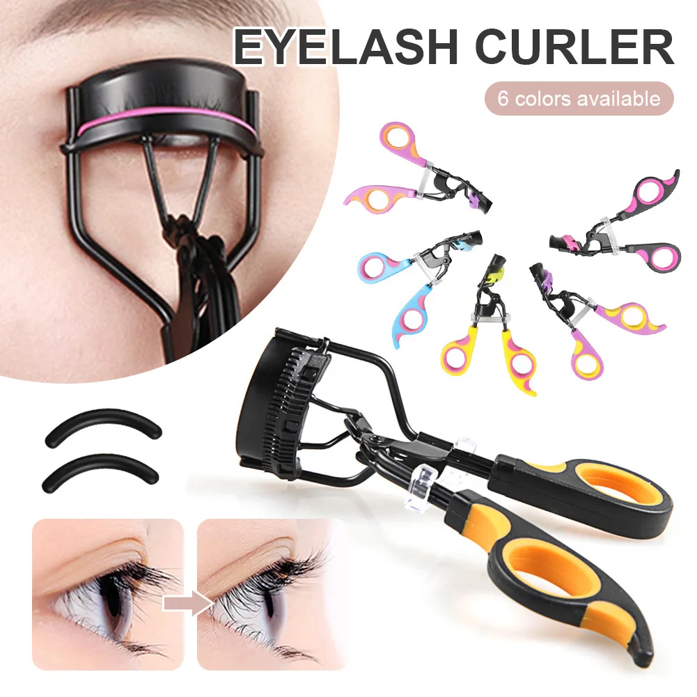 Eyelash Curler Long Lasting Curl Eyelashes Curling Tweezers with 2 Replacement Pads Eye Makeup Accessories Tool
Eyelash Curler Long Lasting Curl Eyelashes Curling Tweezers with 2 Replacement Pads Eye Makeup Accessories Tool