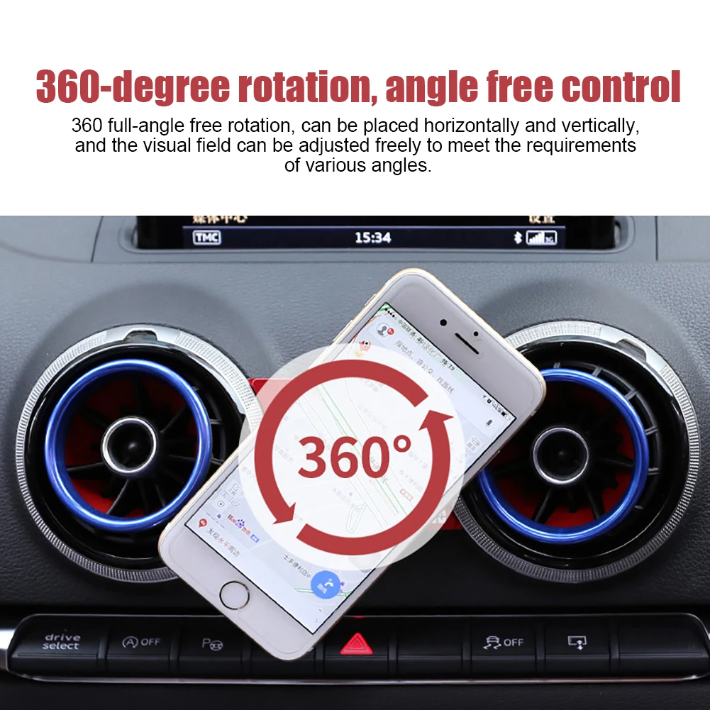 Phone Holder Car Air Vent Outlet Mount Luminous 360° Rotary Swivel Cell Phone Magnetic Cradle for Audi A3/S3 Holder Stand
Phone Holder Car Air Vent Outlet Mount Luminous 360° Rotary Swivel Cell Phone Magnetic Cradle for Audi A3/S3 Holder Stand