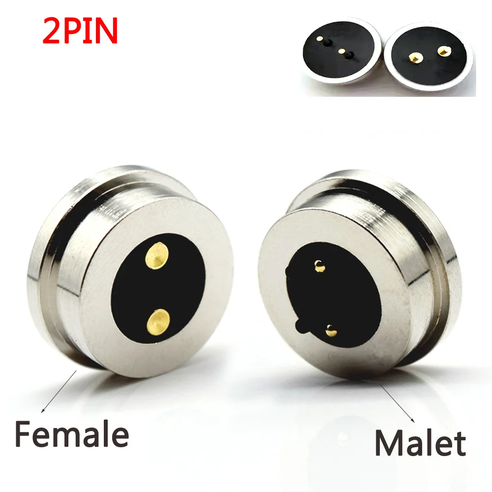 1Pair Spring-Loaded Magnetic Pogo pin connector 2 pin Pitch 13.5 mm through hole male female 2A 5V DC Power Charge Probe
1Pair Spring-Loaded Magnetic Pogo pin connector 2 pin Pitch 13.5 mm through hole male female 2A 5V DC Power Charge Probe