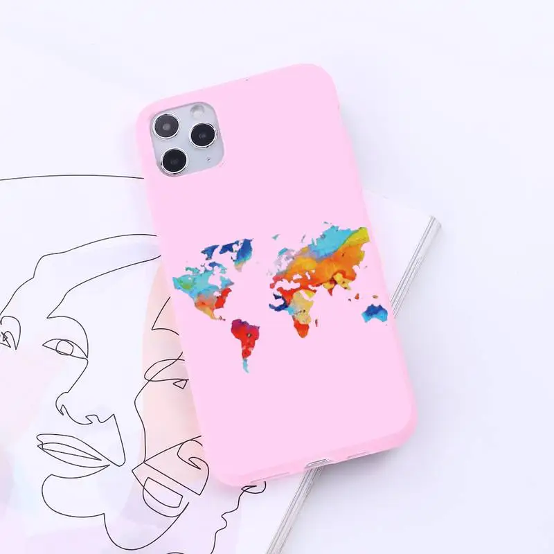 World map travl airplane pattern Phone Case Candy Color for iPhone 6 7 8 11 12 s mini pro X XS XR MAX Plus 
World map travl airplane pattern Phone Case Candy Color for iPhone 6 7 8 11 12 s mini pro X XS XR MAX Plus