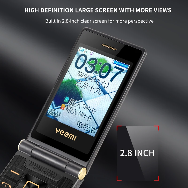 Внешний FM Mp3 рекордер с сенсорным экраном 3 0 дюйма и двумя SIM-картами | Мобильные