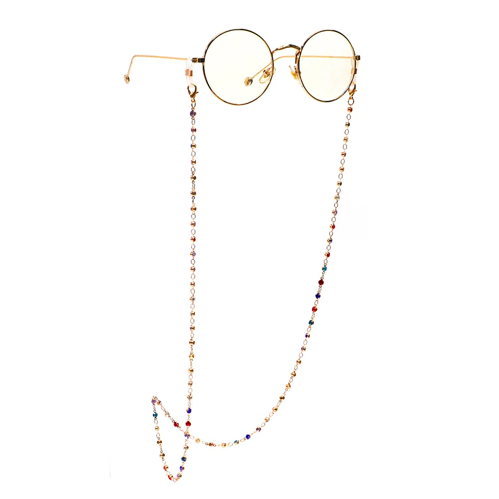 Fashion Rhinestone Glasses Neck Strap Chain Metal Eyeglasses Mask Anti Drop Cord Holder Lanyard Strings Eyewear Hanging Rope
Fashion Rhinestone Glasses Neck Strap Chain Metal Eyeglasses Mask Anti Drop Cord Holder Lanyard Strings Eyewear Hanging Rope