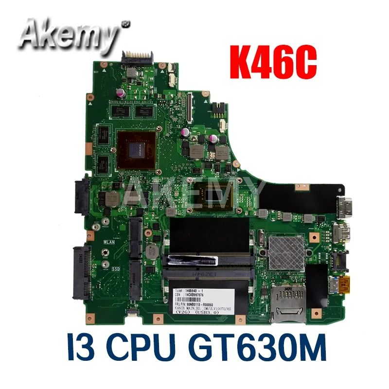 Amazoon K46CB/K46CM Laptop motherboard For Asus K46CB K46CM K46C K46 Test original mainboard I3 CPU GT630M
Amazoon K46CB/K46CM Laptop motherboard For Asus K46CB K46CM K46C K46 Test original mainboard I3 CPU GT630M