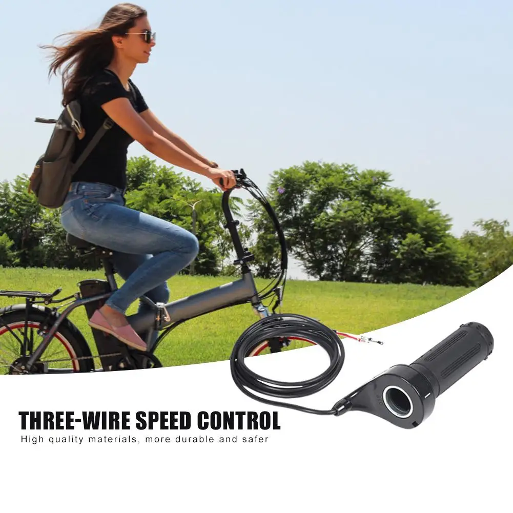 Twist Throttle Grip Electric Bike 24V 36V 48V Accelerator For Bicycle E-bike Scooter Speed Handlebar | Спорт и развлечения