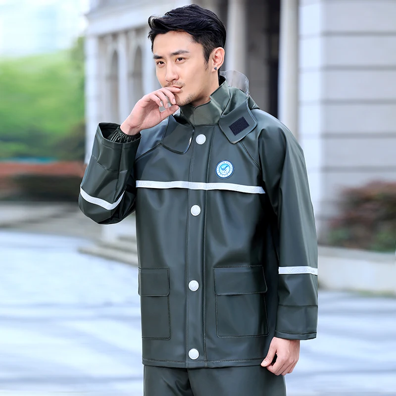 Reusable Thick Raincoat Man Waterproof Motorcycle Rain Coat Adult Outdoor Tour Overalls Windbreaker Chubasquero Coat Men AC50YY
Reusable Thick Raincoat Man Waterproof Motorcycle Rain Coat Adult Outdoor Tour Overalls Windbreaker Chubasquero Coat Men AC50YY