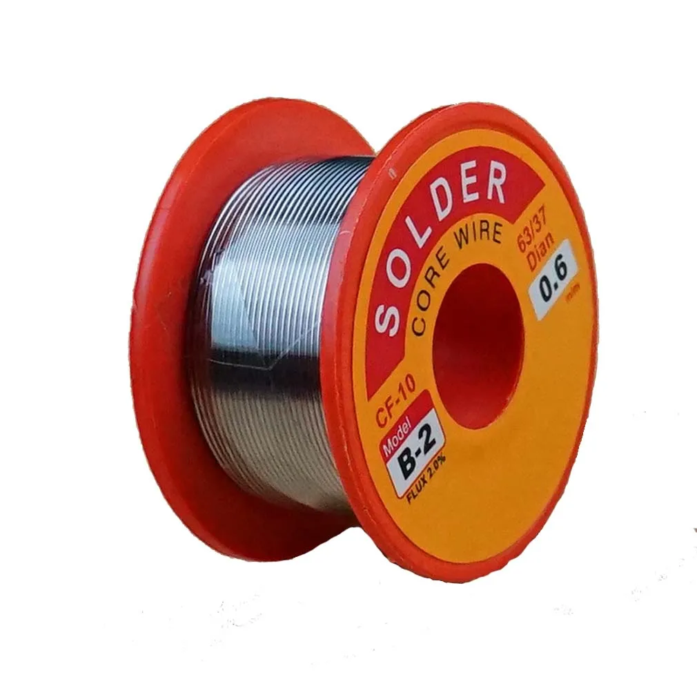 

1Pc 63/37 Rosin Core Solder Wire Flux 2% Tin Lead Welding Wire Reel Solder For Electrical Soldering Welding 0.6mm 0.8mm 1.0mm