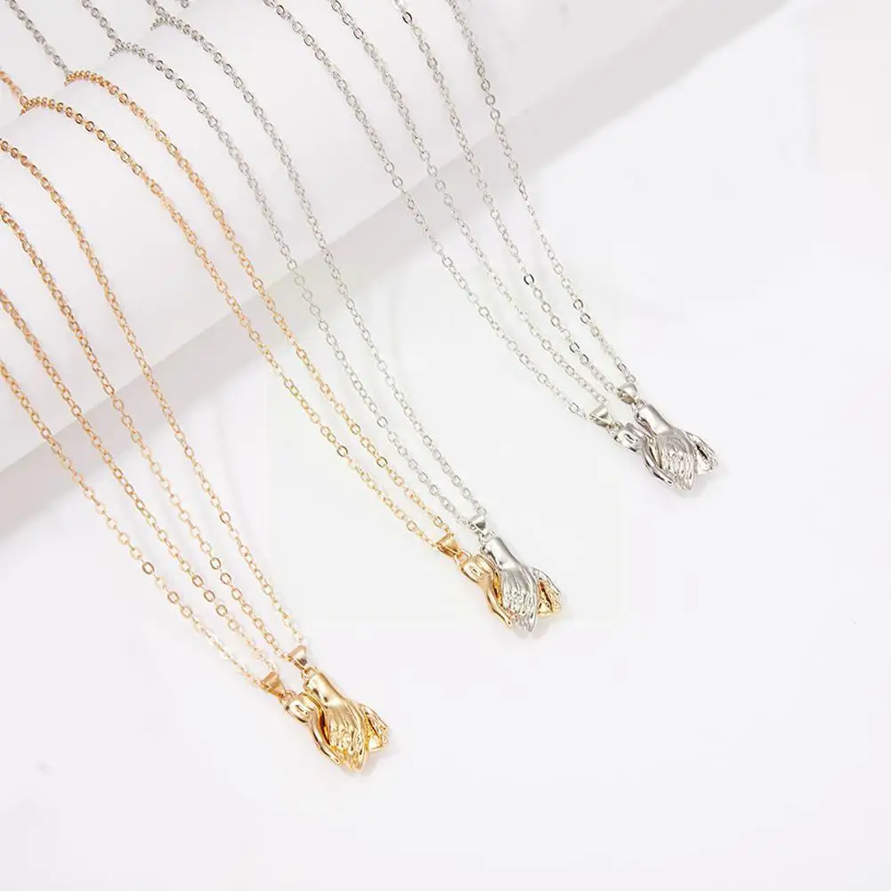 Holding Hand Necklace Magnetic Attractive Holding Hands Chain Necklace And Wholesale Men's Clavicle Affection Women's X2h0
Holding Hand Necklace Magnetic Attractive Holding Hands Chain Necklace And Wholesale Men's Clavicle Affection Women's X2h0