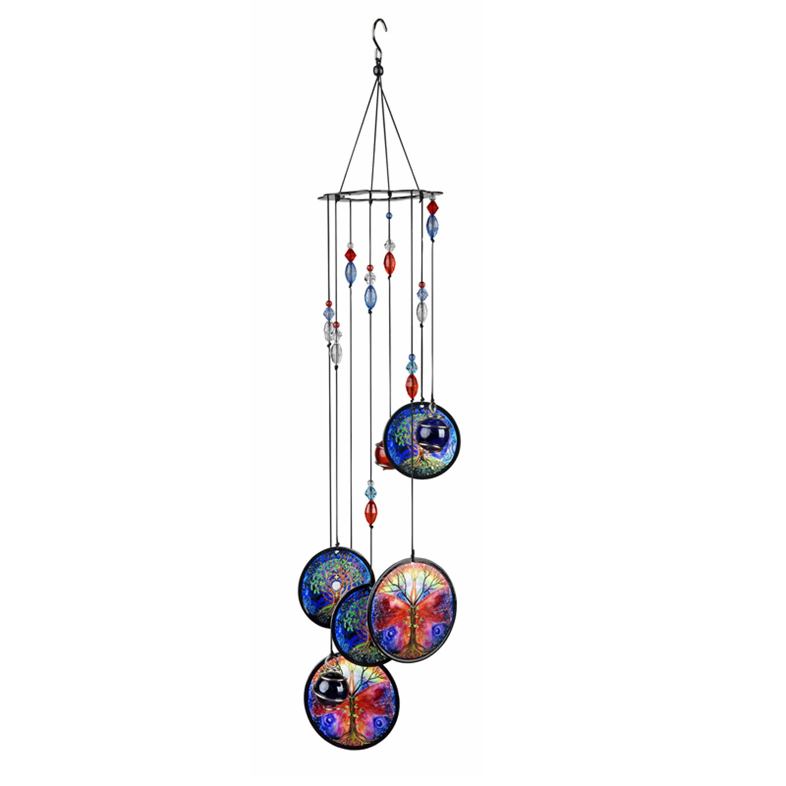 Metal Piece Wind Chime Colorful Printed Windchime with Various Pattern Fengshui Blessing Decor for Outdoor Window Garden Dropshi
Metal Piece Wind Chime Colorful Printed Windchime with Various Pattern Fengshui Blessing Decor for Outdoor Window Garden Dropshi