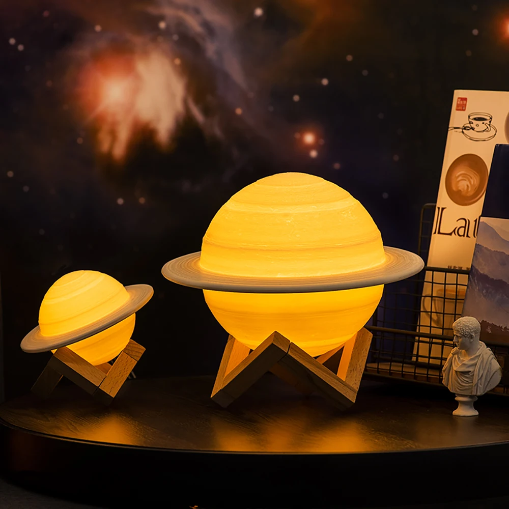 Rechargeable 3D Printing Lamp Like The Moon Night Light Lamp For Saturn Moon Light with 16 Colors Remote Contol Children's Gifts
Rechargeable 3D Printing Lamp Like The Moon Night Light Lamp For Saturn Moon Light with 16 Colors Remote Contol Children's Gifts
