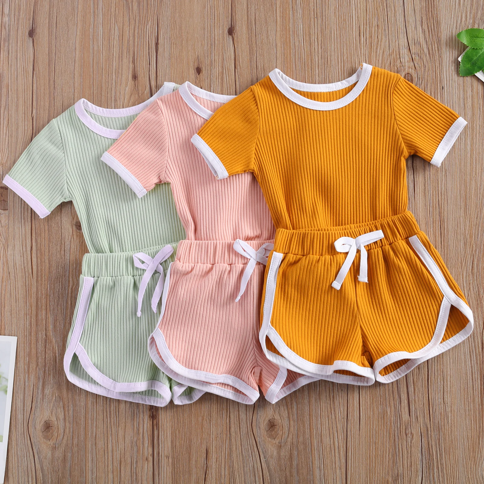 0-3Y Summer New Lovely Infant Kids Girls Clothes Sets Newborn Baby Cotton Casual Short Sleeve Pullover T Shirts Shorts 2pcs Suit
0-3Y Summer New Lovely Infant Kids Girls Clothes Sets Newborn Baby Cotton Casual Short Sleeve Pullover T Shirts Shorts 2pcs Suit