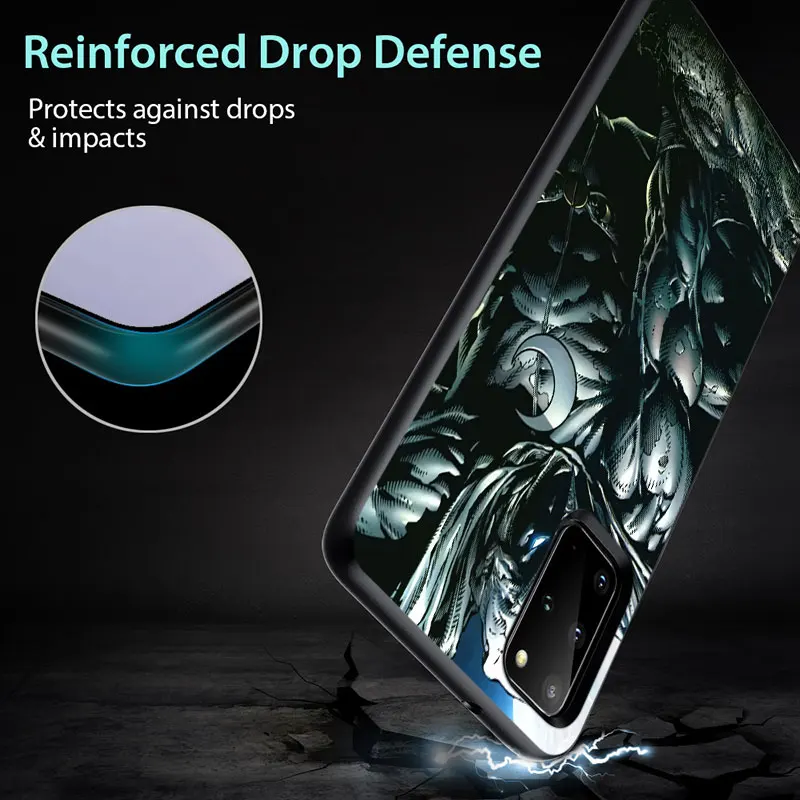 Marvel moonlight Knight for Samsung S6 S7 S8 S9 S10 S10E S21 Edge Plus Ultra 5G TPU Black Phone Case 
Marvel moonlight Knight for Samsung S6 S7 S8 S9 S10 S10E S21 Edge Plus Ultra 5G TPU Black Phone Case