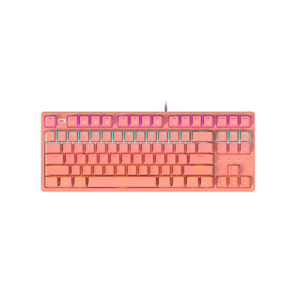 Механическая Проводная клавиатура DaiDai STK130, USB, 87 клавиш, эргономичный дизайн, розовая/черная
Механическая Проводная клавиатура DaiDai STK130, USB, 87 клавиш, эргономичный дизайн, розовая/черная