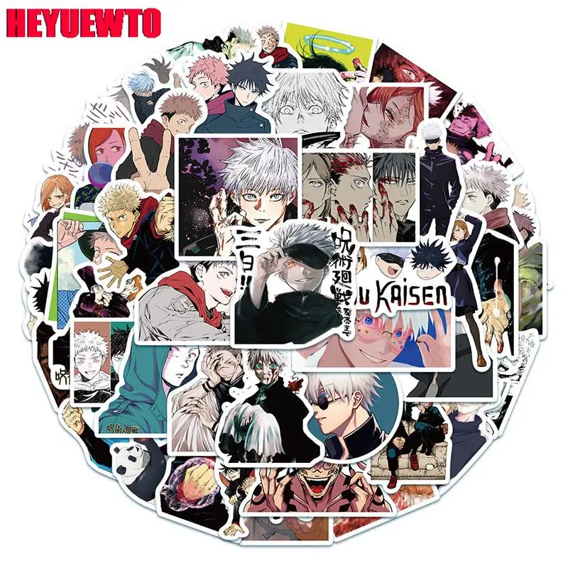 10/30/50Pcs Jujutsu Kaisen Anime Graffiti Stickers for Laptop Skateboard Bike Helmet Luggage Motorcycle Waterproof Decal Toy
10/30/50Pcs Jujutsu Kaisen Anime Graffiti Stickers for Laptop Skateboard Bike Helmet Luggage Motorcycle Waterproof Decal Toy