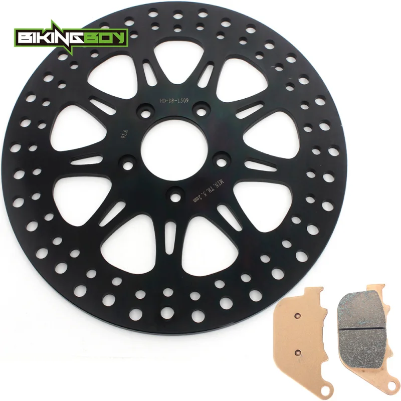 BIKINGBOY Rear Brake Disk Disc Rotor Pads Sportster 883 1200 Standard XLL Low XLC Custom XLR XLN Nightster 04 05 06 07 08 09 10
BIKINGBOY Rear Brake Disk Disc Rotor Pads Sportster 883 1200 Standard XLL Low XLC Custom XLR XLN Nightster 04 05 06 07 08 09 10