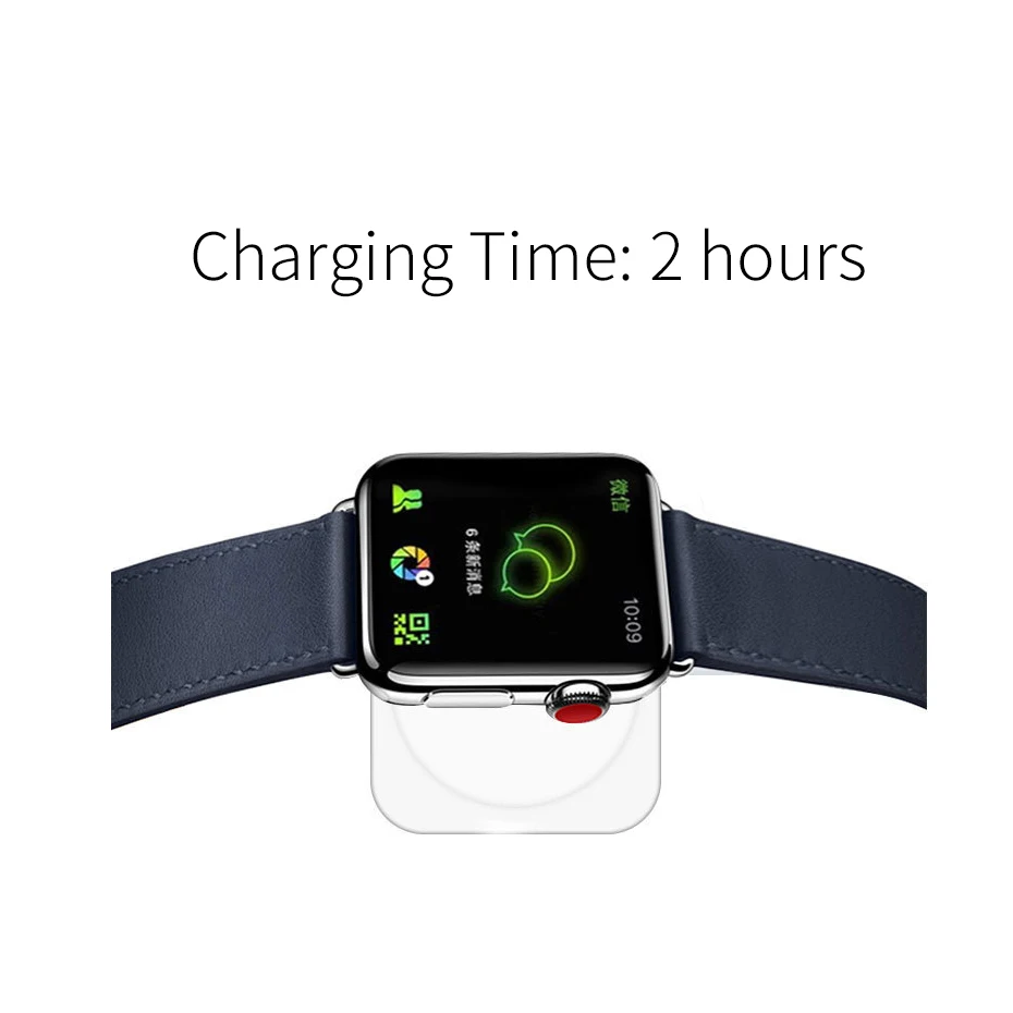 Rosinop Быстрое беспроводное зарядное устройство для Apple Watch магнитное iwatch 1 2 3 4 cargador