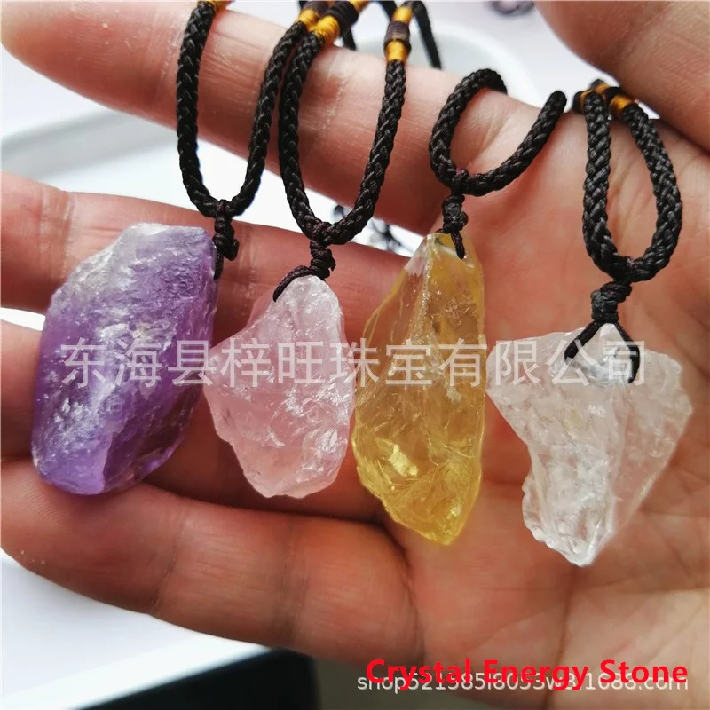 1pcs Natural crystal high energy backbone crystal pendant accessories fortune gift ore specimen stone pendant
1pcs Natural crystal high energy backbone crystal pendant accessories fortune gift ore specimen stone pendant