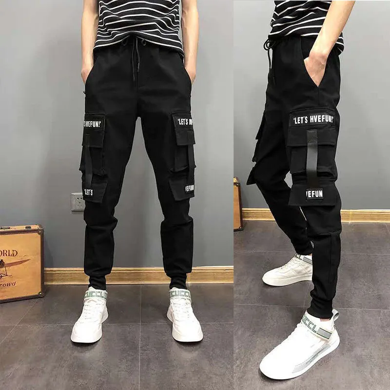 2022 Fashion Men Cargo Pants Ribbons Student Black Pocket Harem Joggers Harajuku Sweatpant Hip Hop Casual Trousers
2022 Fashion Men Cargo Pants Ribbons Student Black Pocket Harem Joggers Harajuku Sweatpant Hip Hop Casual Trousers