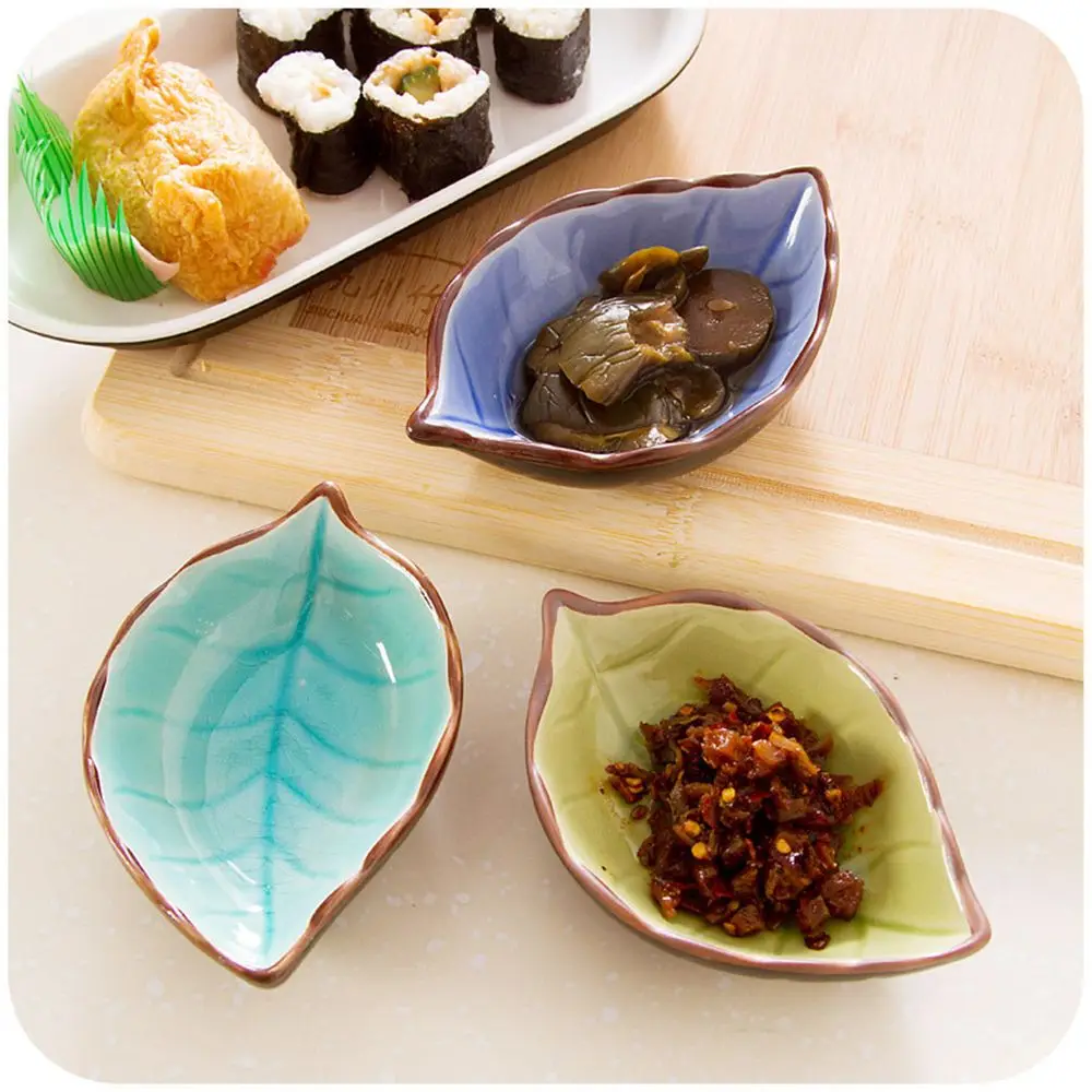 Multi-purpose seasoning dish Leaf Shape Dish Japanese Style Ceramic Ice Cracked Glaze Small Plates Kitchen Tableware Accessories
Multi-purpose seasoning dish Leaf Shape Dish Japanese Style Ceramic Ice Cracked Glaze Small Plates Kitchen Tableware Accessories