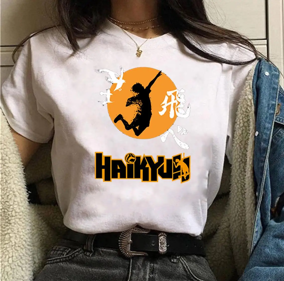 Футболка Haikyuu мужская с японским аниме, модная рубашка в стиле Харадзюку с короткими рукавами, топ в стиле хип-хоп, футболка в стиле унисекс, большие размеры, на лето
Футболка Haikyuu мужская с японским аниме, модная рубашка в стиле Харадзюку с короткими рукавами, топ в стиле хип-хоп, футболка в стиле унисекс, большие размеры, на лето