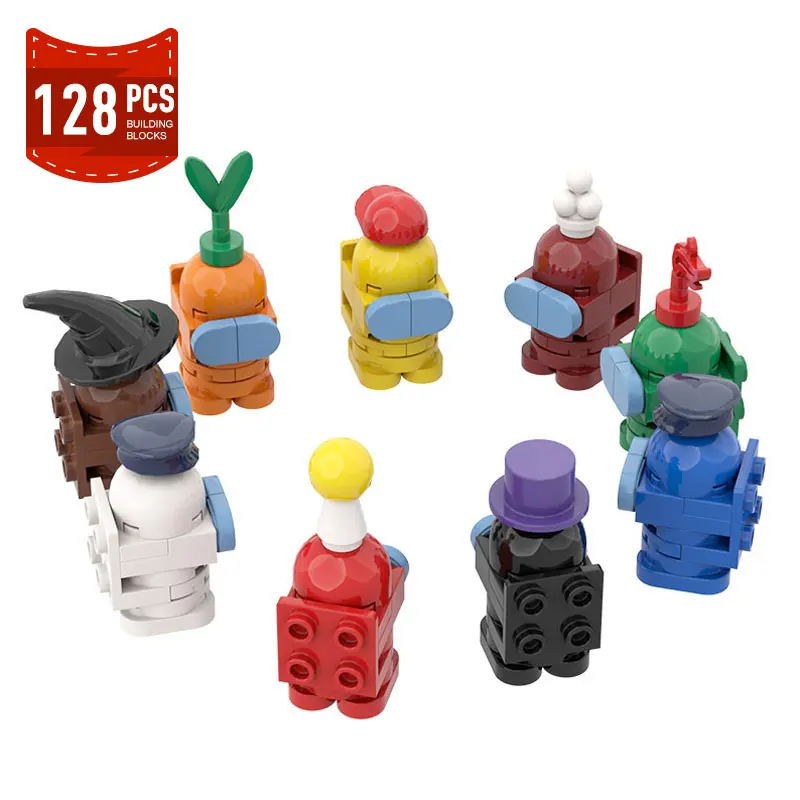 Moc Mini Cartoon Figures Building Blocks Kit for Among Used Game Characters Bricks DIY Idea Gift Set Toys for Children Boy Girl
Moc Mini Cartoon Figures Building Blocks Kit for Among Used Game Characters Bricks DIY Idea Gift Set Toys for Children Boy Girl