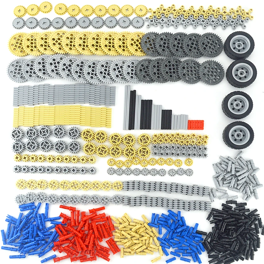 Technology Bulk Building Blocks Technical Part 650PCS Gear Cross Axles pin Car Train Wheels Truck Accessories Set Connector Toys
Technology Bulk Building Blocks Technical Part 650PCS Gear Cross Axles pin Car Train Wheels Truck Accessories Set Connector Toys