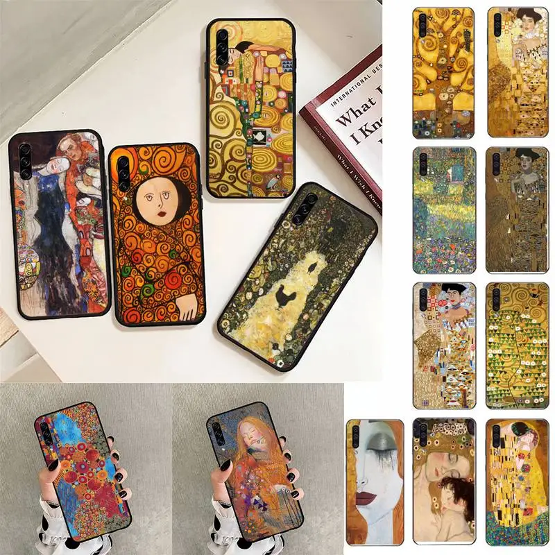 

TOPLBPCS Gustav Klimt Phone Case For Samsung Galaxy A30 A20 S20 A50S A30S A71 A10S A6 plus Fundas Coque