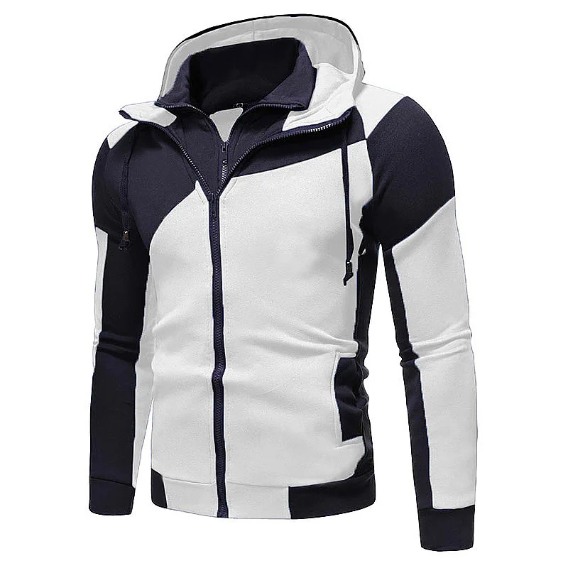 2021 New Casual Hooded SweatShirt Fashion Casual Stitching Men's Jacket Zipper Cardigan Men's Jacket Warm Jacket
2021 New Casual Hooded SweatShirt Fashion Casual Stitching Men's Jacket Zipper Cardigan Men's Jacket Warm Jacket