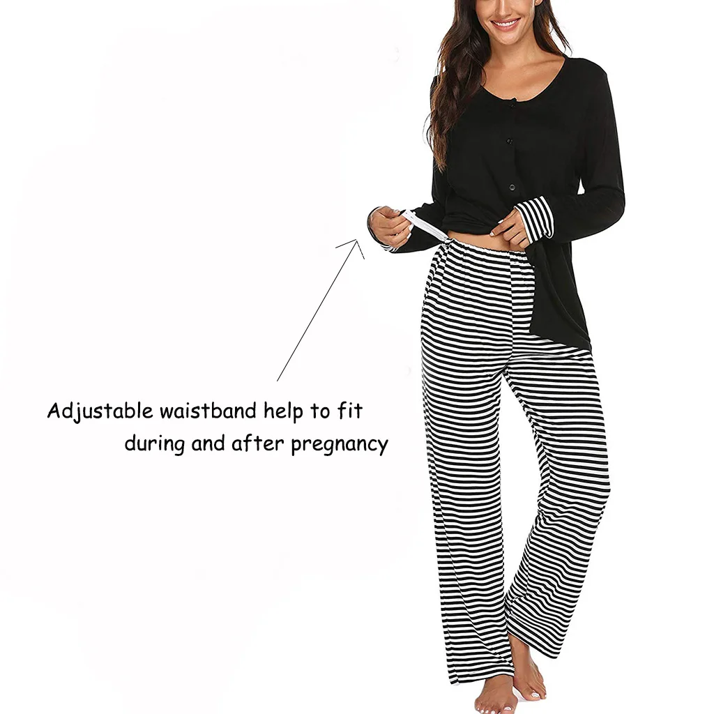 Maternity pajamas 2 pieces/set of pajamas, nursing clothes, cotton maternity nursing pajamas, maternity nursing tops + pants
Maternity pajamas 2 pieces/set of pajamas, nursing clothes, cotton maternity nursing pajamas, maternity nursing tops + pants