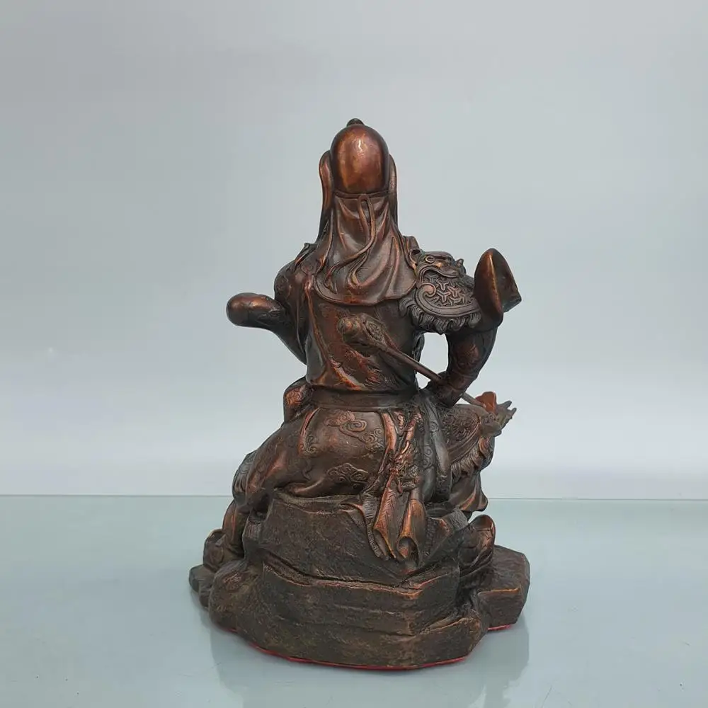 Home Decor 10" Chinese Seikos Bronze Guan Gong Buddha Statue Wu Cai Shen Guan Yu Door god Incarnation of Loyalty
Home Decor 10" Chinese Seikos Bronze Guan Gong Buddha Statue Wu Cai Shen Guan Yu Door god Incarnation of Loyalty