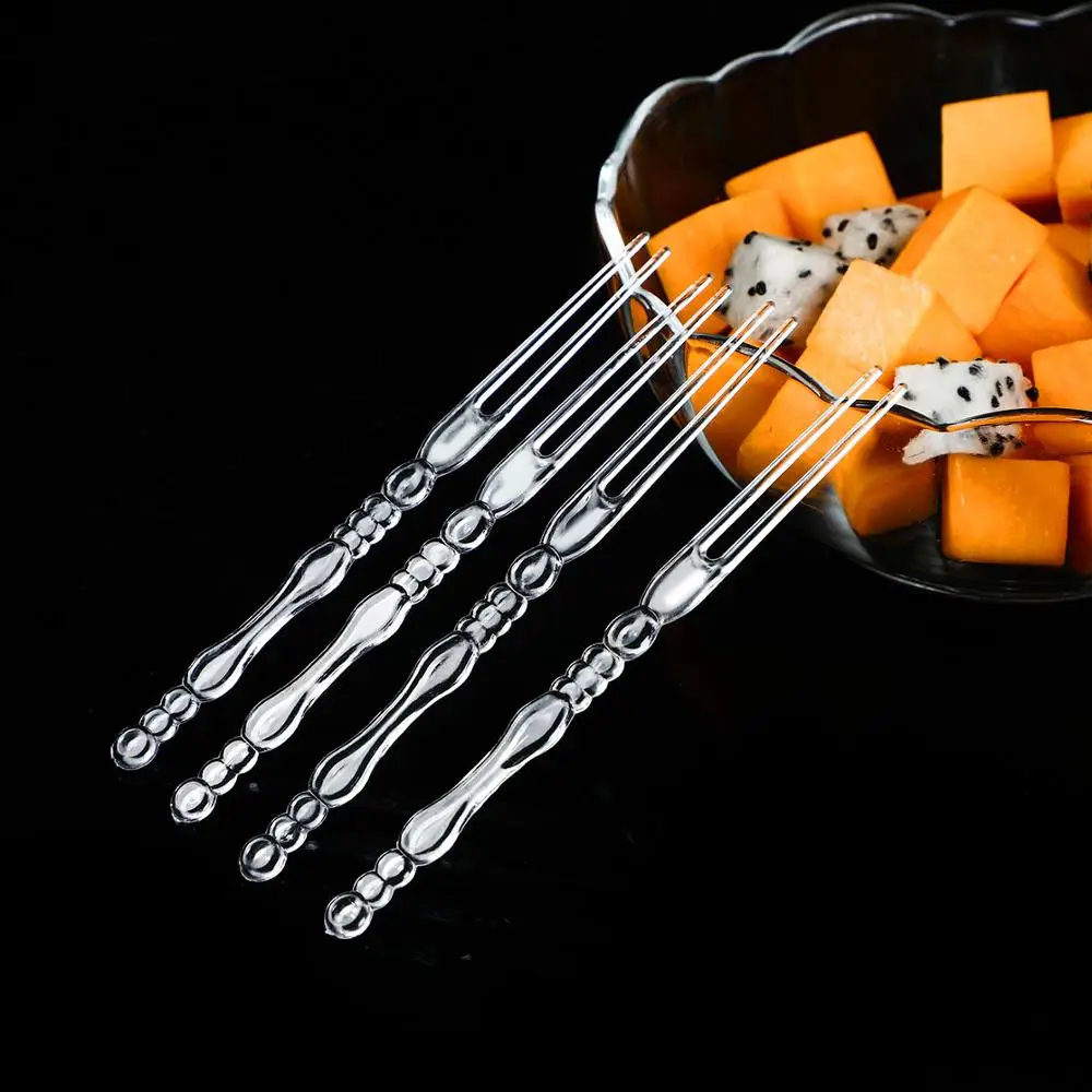 300PCS Disposable Fruit Fork Individual Packaging Plastic Transparent Dessert Cake Small Fork Set Fruit Sign
300PCS Disposable Fruit Fork Individual Packaging Plastic Transparent Dessert Cake Small Fork Set Fruit Sign