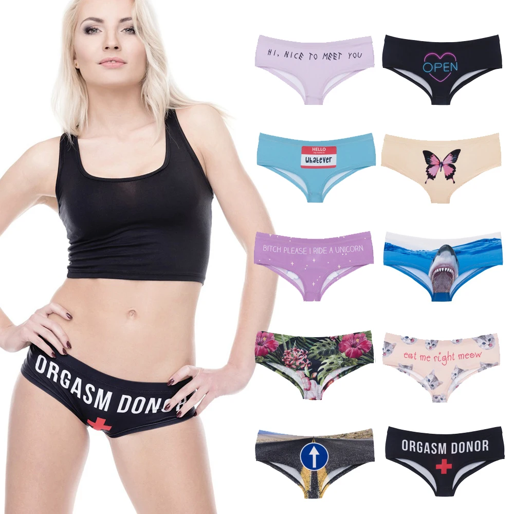 Sexy Women's Printing Panties Low Waist Seamless Thongs Underwear Fashion Print Letter G-string Female Lingerie Summer Bikini
Sexy Women's Printing Panties Low Waist Seamless Thongs Underwear Fashion Print Letter G-string Female Lingerie Summer Bikini