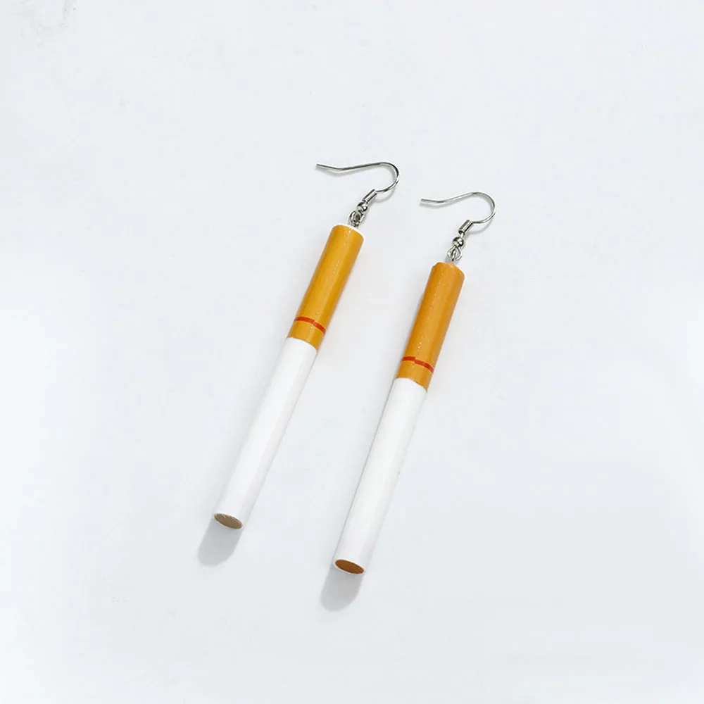 Fashion Creative Retro Funny Personality Fun Cigarette Butt Earrings Harajuku Style Earrings Without Pierced Ear Clips
Fashion Creative Retro Funny Personality Fun Cigarette Butt Earrings Harajuku Style Earrings Without Pierced Ear Clips