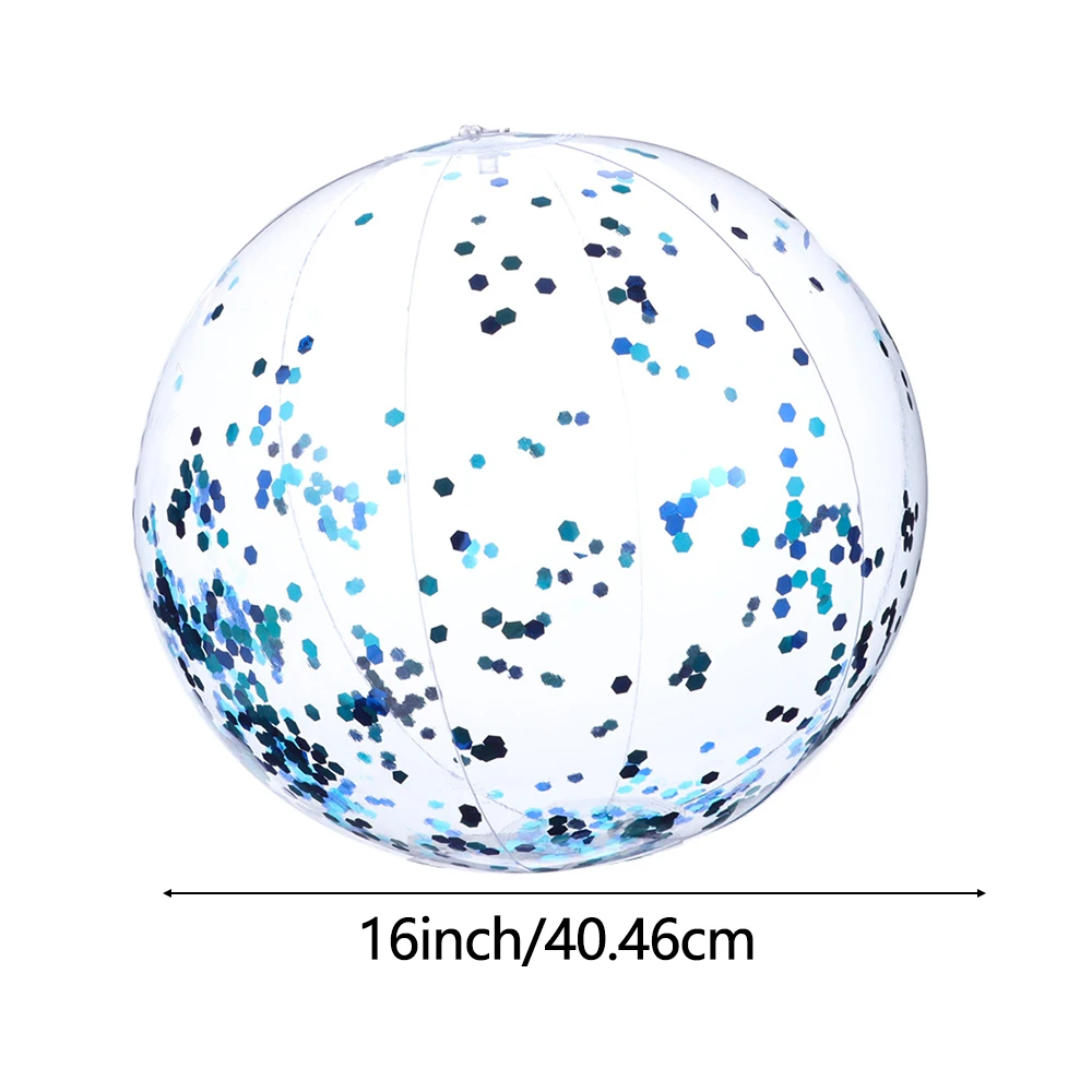 16 Inch Inflateable Beach Ball Water Play Sequin Beach Ball Pool Water Fun Toys for Kids Summer Parties Pool Party Favors
16 Inch Inflateable Beach Ball Water Play Sequin Beach Ball Pool Water Fun Toys for Kids Summer Parties Pool Party Favors