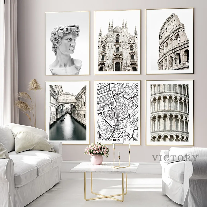 Italy City Milan Gothic Architecture Rome Colosseum Poster Wall Art Canvas Prints Nordic Paintings Decor Picture for Living Room
Italy City Milan Gothic Architecture Rome Colosseum Poster Wall Art Canvas Prints Nordic Paintings Decor Picture for Living Room
