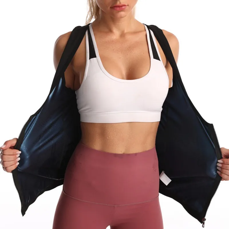 Women Fitness Hot Workout Zipper Shaper Vest Thermo Sweat Shapewear Tank Top Slimming Vest Waist Trainer Corset Gym Shirt
Women Fitness Hot Workout Zipper Shaper Vest Thermo Sweat Shapewear Tank Top Slimming Vest Waist Trainer Corset Gym Shirt