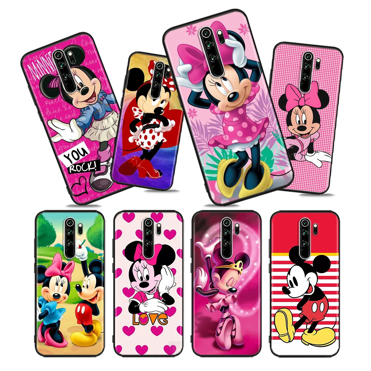 Disney Cute Mickey Minne Soft TPU Cover For Xiaomi Redmi Note 10 10S 9T 9S 9 8T 8 7 6 5A 5 4 4X Prime Pro Max Black Phone Case
Disney Cute Mickey Minne Soft TPU Cover For Xiaomi Redmi Note 10 10S 9T 9S 9 8T 8 7 6 5A 5 4 4X Prime Pro Max Black Phone Case