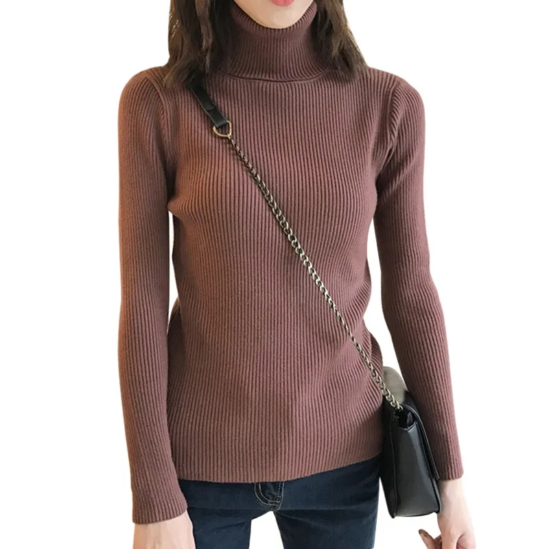 Womens Clothes Autumn Sweaters Slim Soft Long Sleeve High Neck Knit Pullover Sexy Slim Stretch Sweater Tops
Womens Clothes Autumn Sweaters Slim Soft Long Sleeve High Neck Knit Pullover Sexy Slim Stretch Sweater Tops