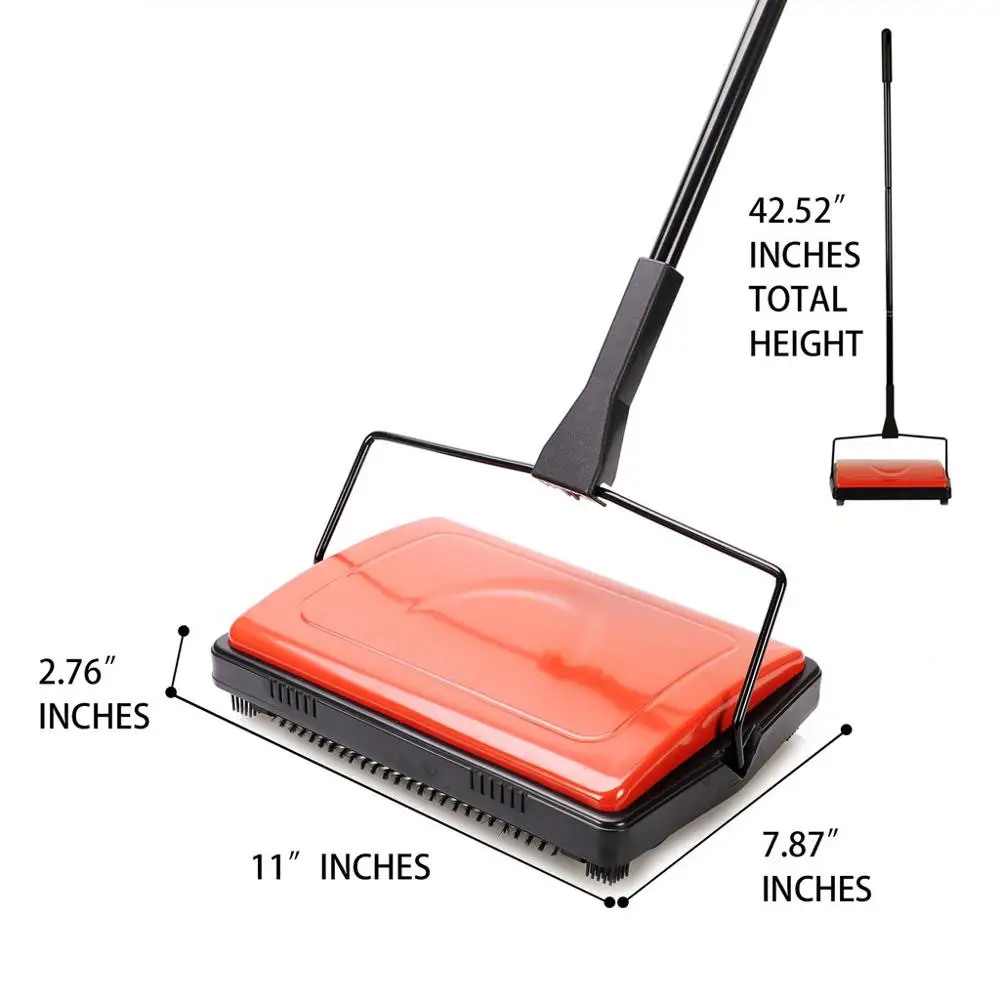 Carpet Floor Sweeper Cleaner for Home Office Carpets Rugs Undercoat Carpets Dust Scraps Paper Cleaning with Brush
Carpet Floor Sweeper Cleaner for Home Office Carpets Rugs Undercoat Carpets Dust Scraps Paper Cleaning with Brush