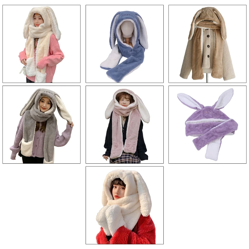MXMB Warm Cartoon Rabbit Ear Winter Faux Rabbit Fur Adults Kids Windproof Scarf Glove
MXMB Warm Cartoon Rabbit Ear Winter Faux Rabbit Fur Adults Kids Windproof Scarf Glove